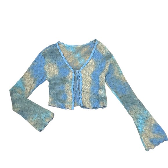 Hysteric Glamour Sweaters - Ojos Korea Fairy Core Lace Cardigan